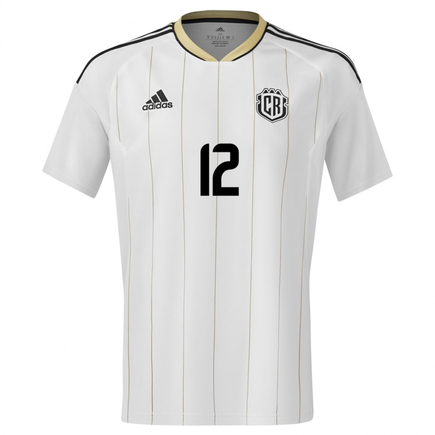 Homem Camisola Costa Rica Lixy Rodriguez #12 Branco Alternativa 24-26 Camisa