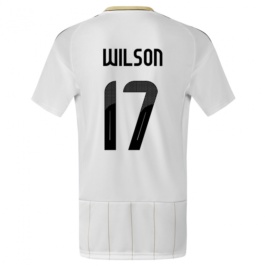 Homem Camisola Costa Rica Roan Wilson #17 Branco Alternativa 24-26 Camisa