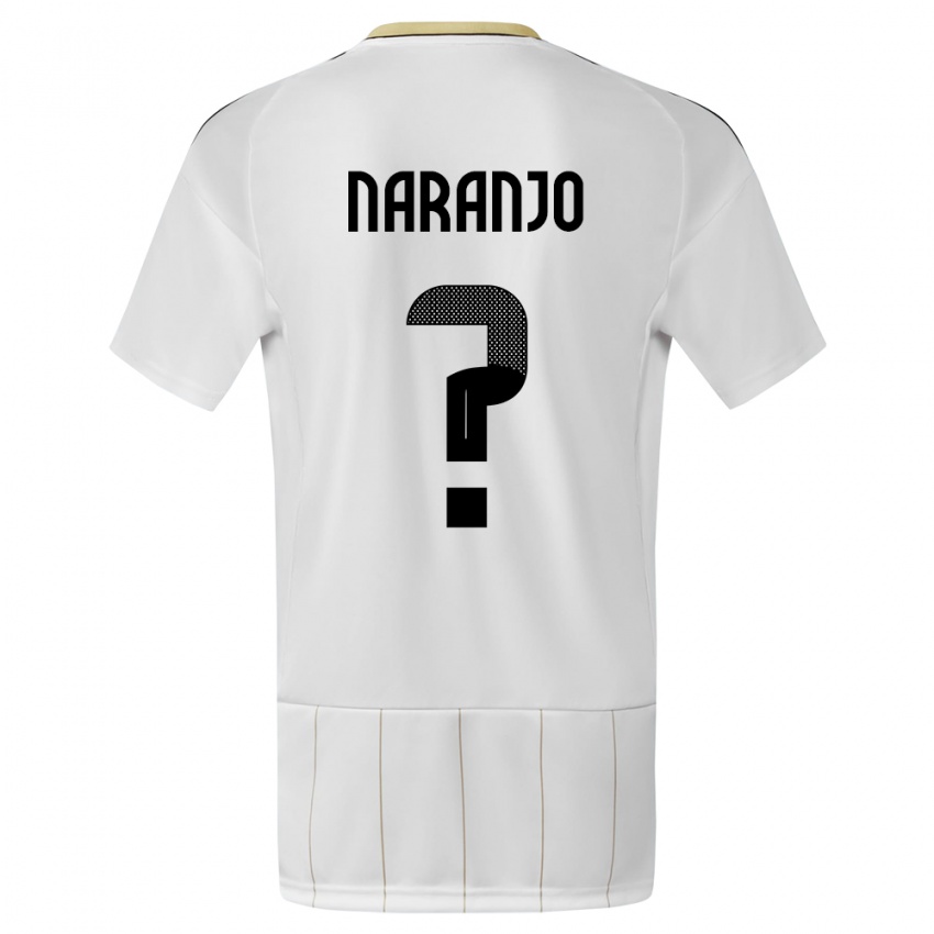 Homem Camisola Costa Rica Andry Naranjo #0 Branco Alternativa 24-26 Camisa