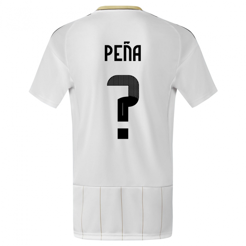 Homem Camisola Costa Rica Randy Pena #0 Branco Alternativa 24-26 Camisa