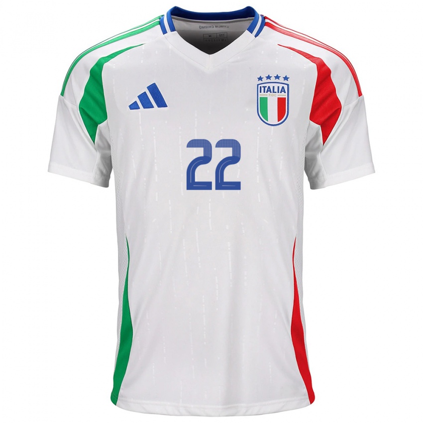 Homem Camisola Itália Stephan El Shaarawy #22 Branco Alternativa 24-26 Camisa