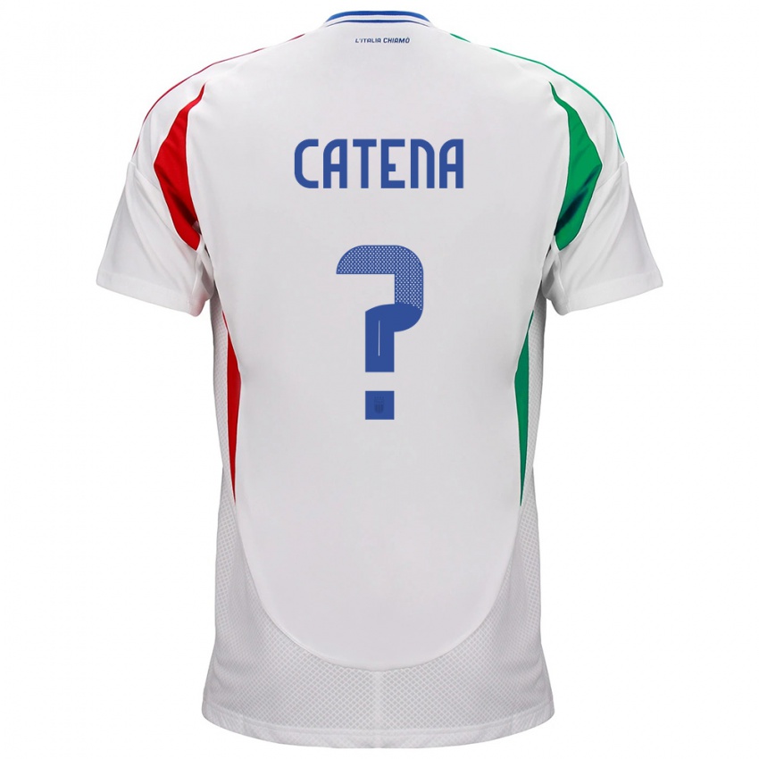 Homem Camisola Itália Michela Catena #0 Branco Alternativa 24-26 Camisa