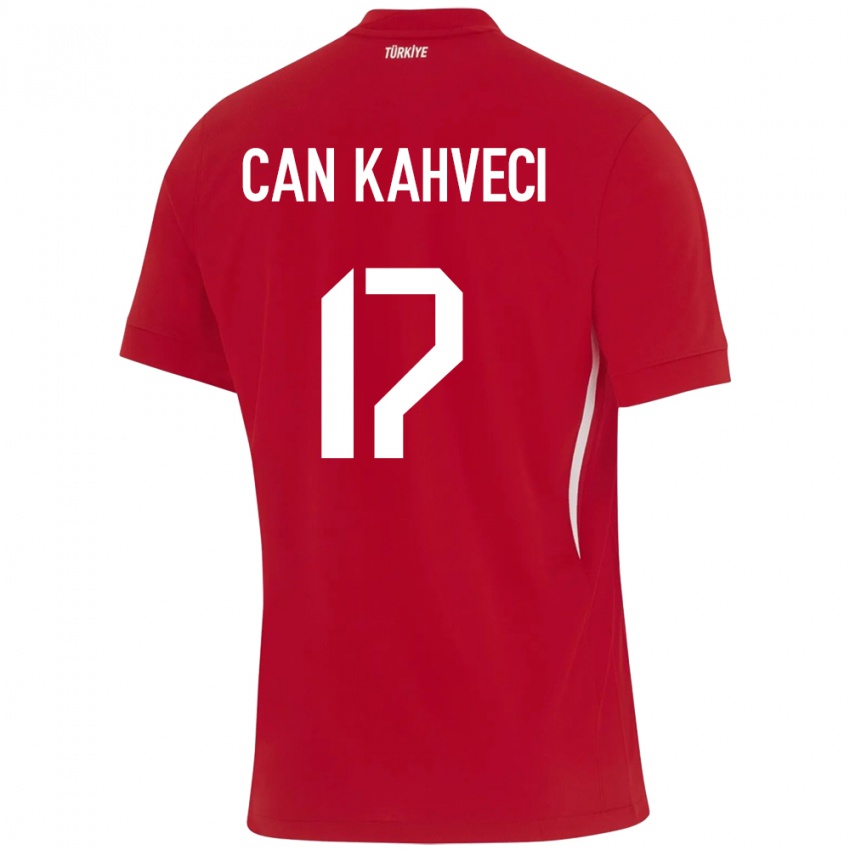 Homem Camisola Turquia İrfan Can Kahveci #17 Vermelho Alternativa 24-26 Camisa