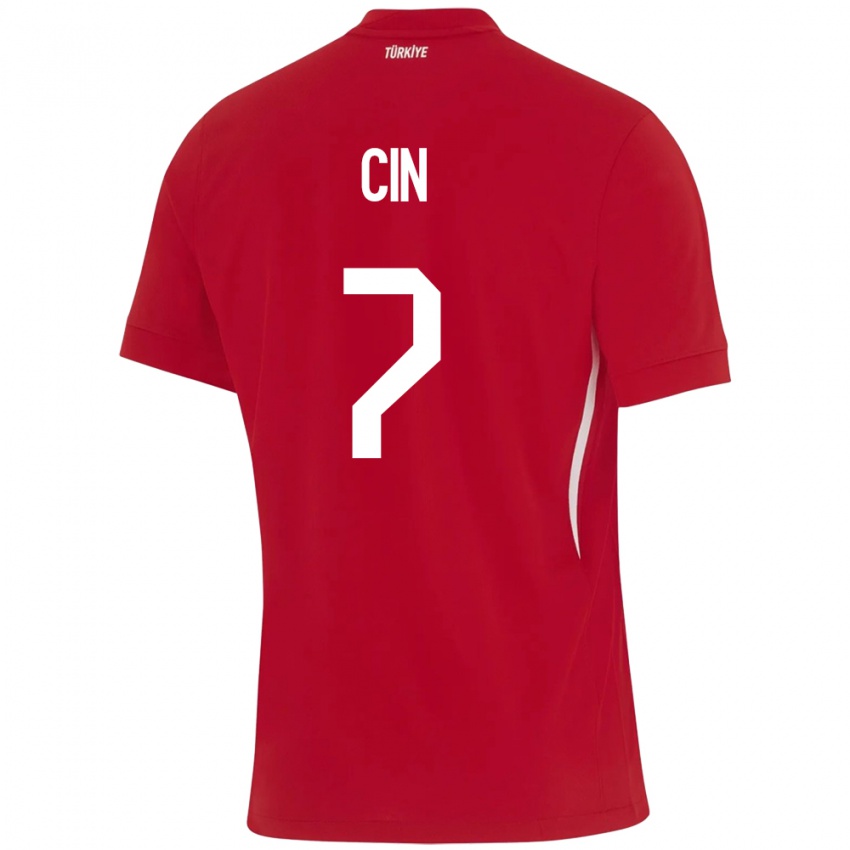 Homem Camisola Turquia Miray Cin #7 Vermelho Alternativa 24-26 Camisa