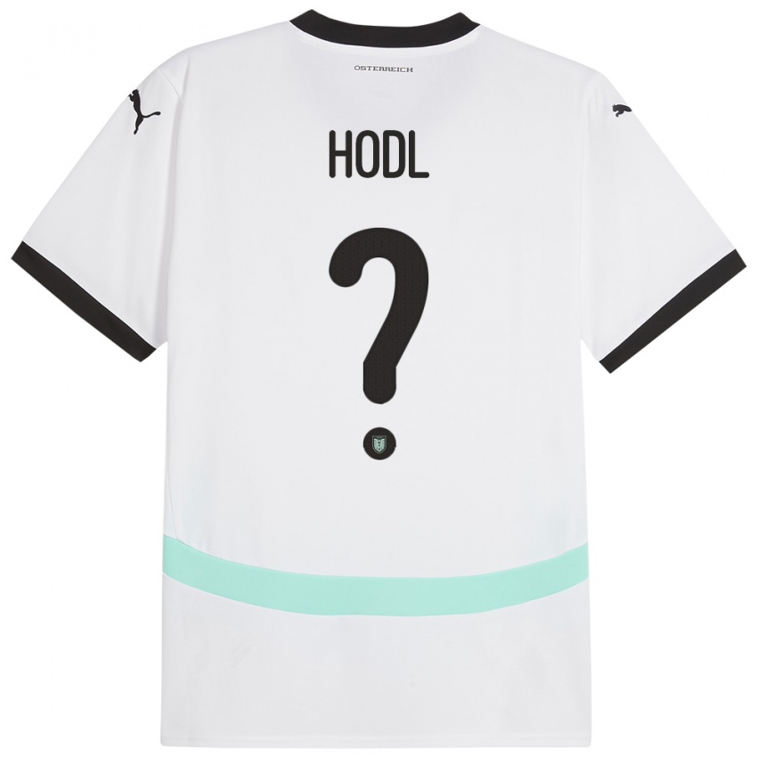 Homem Camisola Áustria Jacob Hödl #0 Branco Alternativa 24-26 Camisa