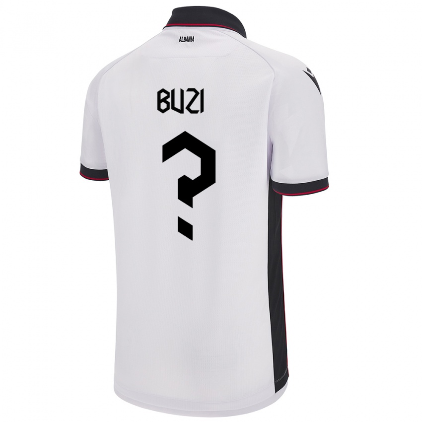 Homem Camisola Albânia Luis Buzi #0 Branco Alternativa 24-26 Camisa