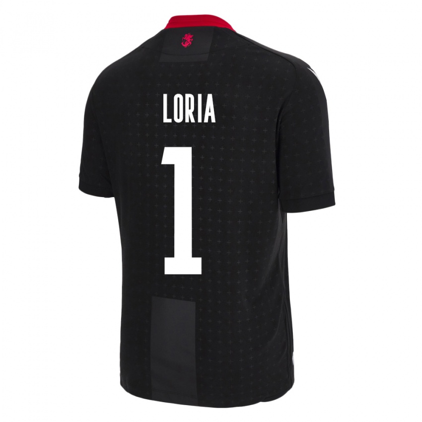 Homem Camisola Geórgia Giorgi Loria #1 Preto Alternativa 24-26 Camisa