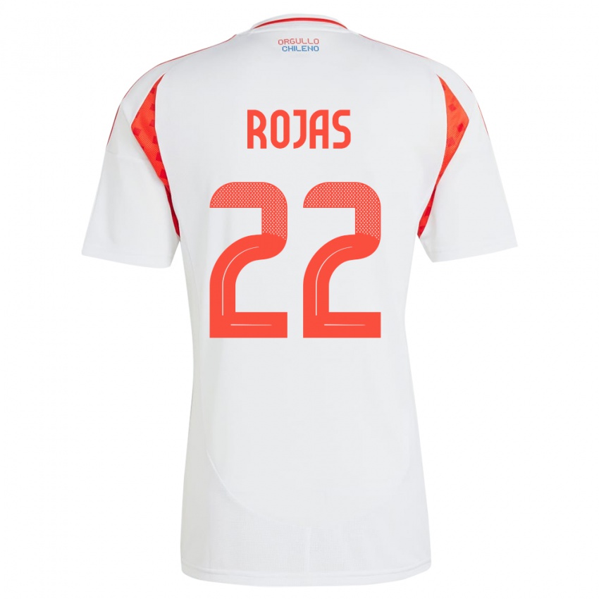 Homem Camisola Chile Jeyson Rojas #22 Branco Alternativa 24-26 Camisa