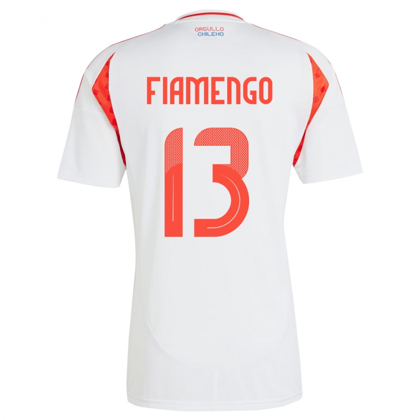 Homem Camisola Chile Darko Fiamengo #13 Branco Alternativa 24-26 Camisa