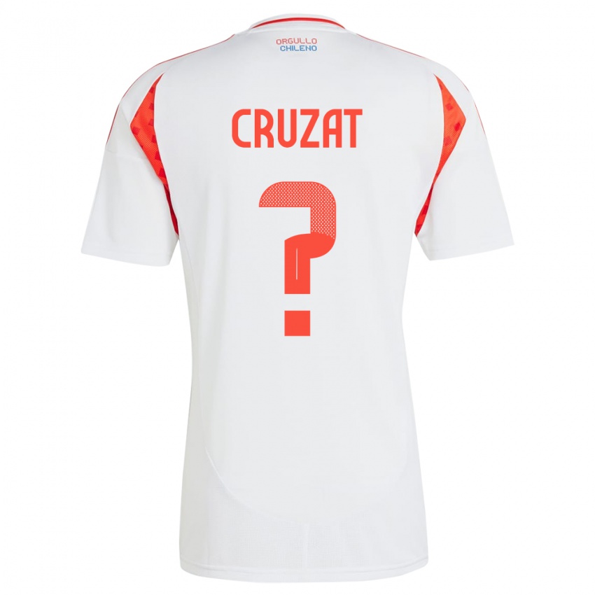 Homem Camisola Chile Ignacio Cruzat #0 Branco Alternativa 24-26 Camisa