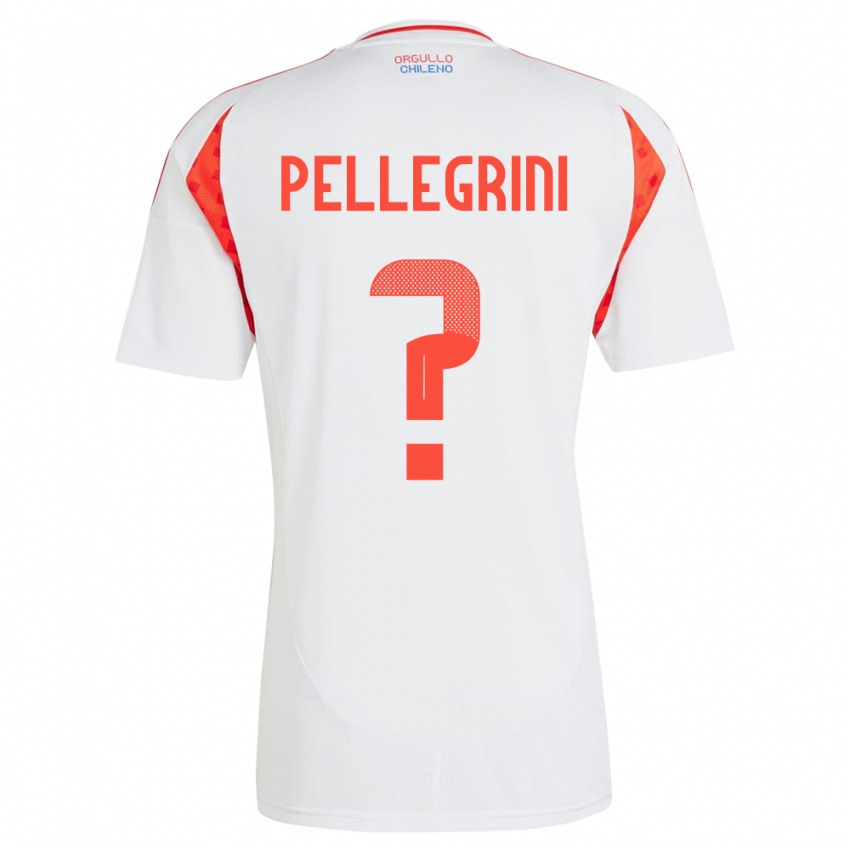 Homem Camisola Chile Maya Pellegrini #0 Branco Alternativa 24-26 Camisa