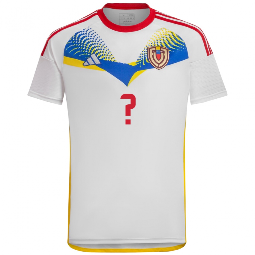 Homem Camisola Venezuela Teo Quintero #0 Branco Alternativa 24-26 Camisa