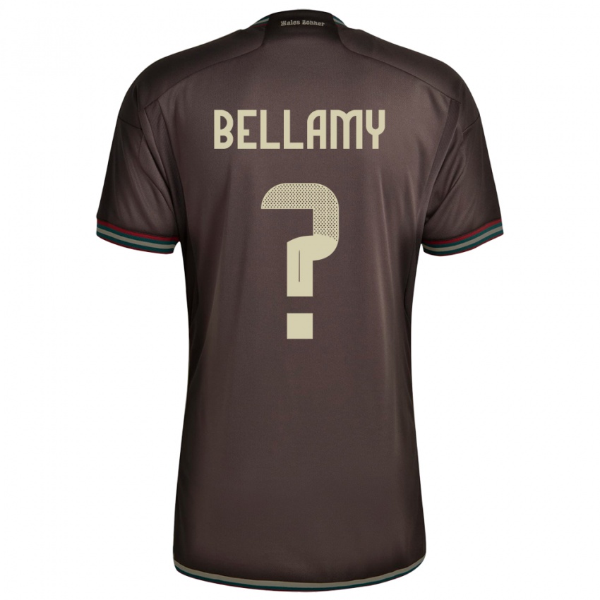 Homem Camisola Jamaica Sydney Bellamy #0 Noite Marrom Alternativa 24-26 Camisa