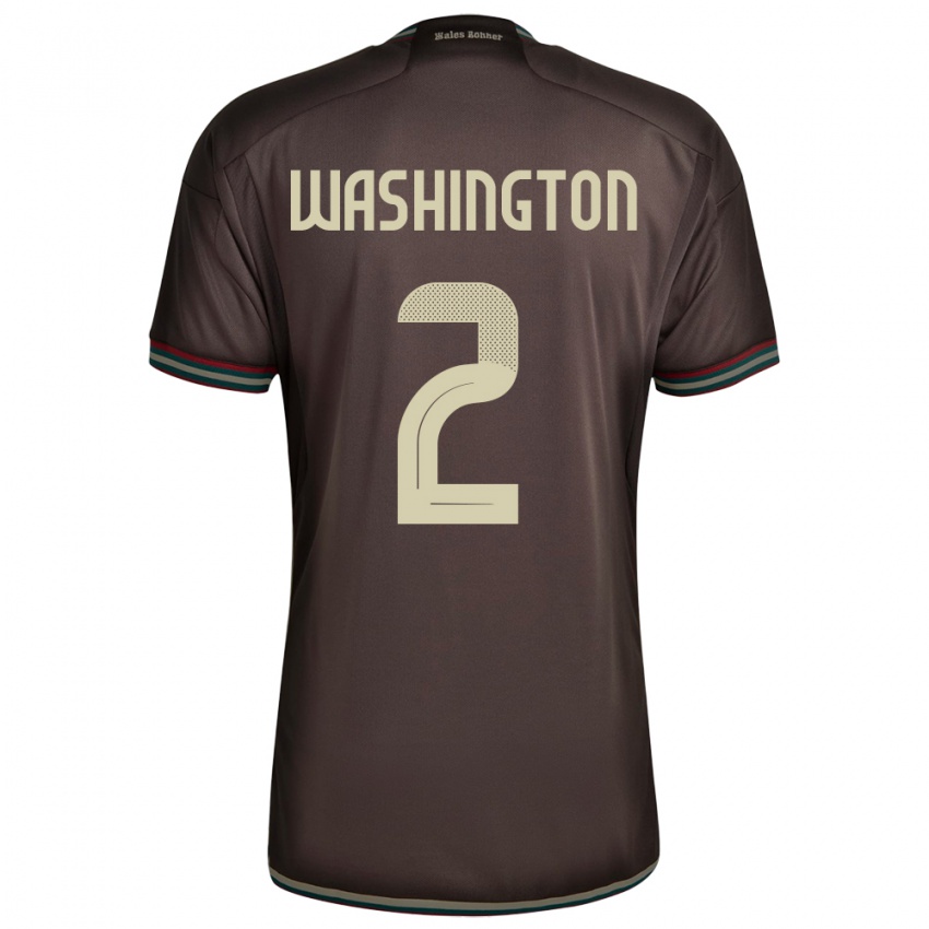 Homem Camisola Jamaica Solai Washington #2 Noite Marrom Alternativa 24-26 Camisa