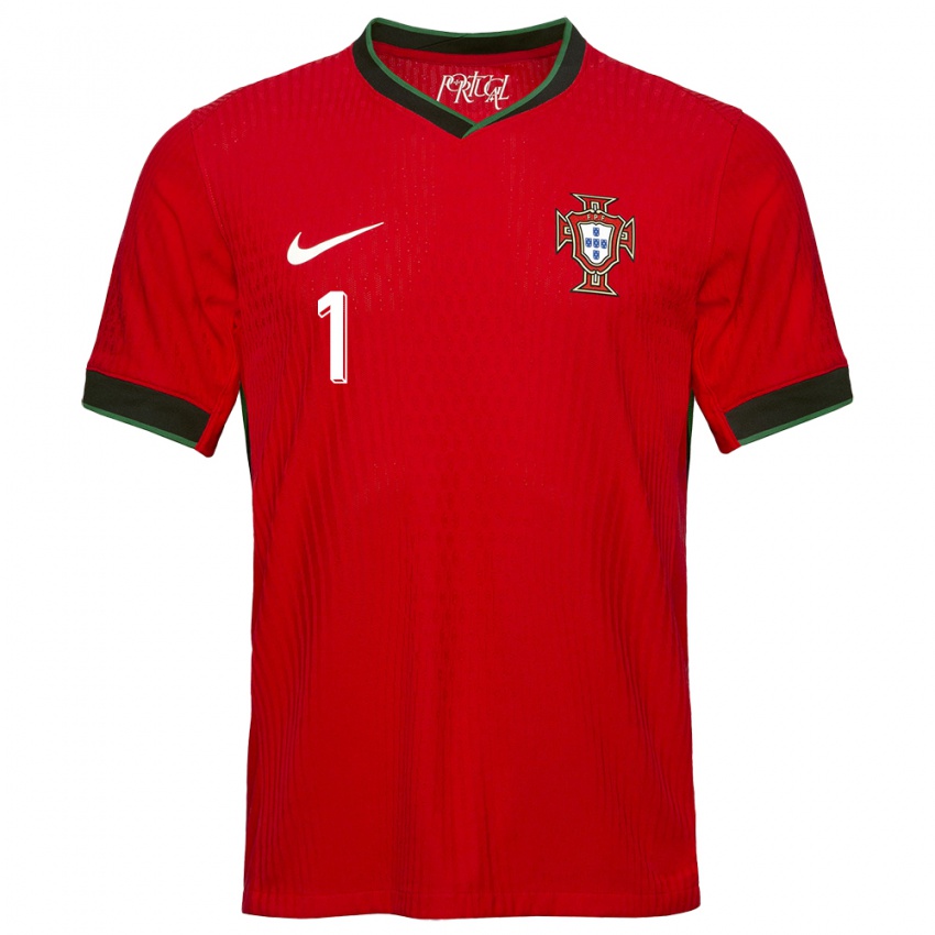 Mulher Camisola Portugal Rui Patricio #1 Vermelho Principal 24-26 Camisa