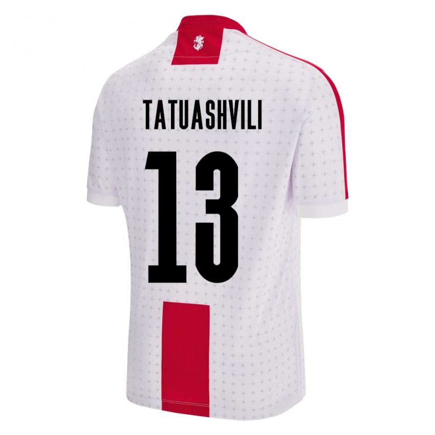 Mulher Camisola Geórgia Tamar Tatuashvili #13 Branco Principal 24-26 Camisa