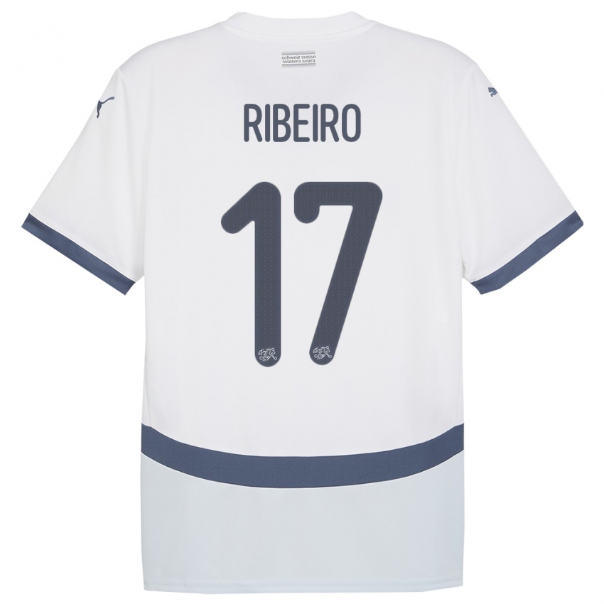 Mulher Camisola Suiça Joel Ribeiro #17 Branco Alternativa 24-26 Camisa