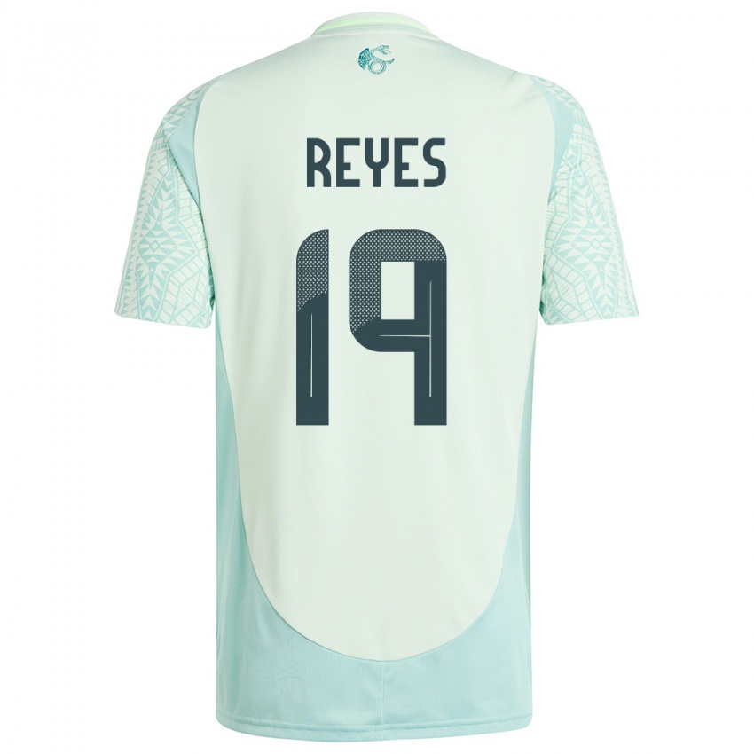 Mulher Camisola México Israel Reyes #19 Linho Verde Alternativa 24-26 Camisa