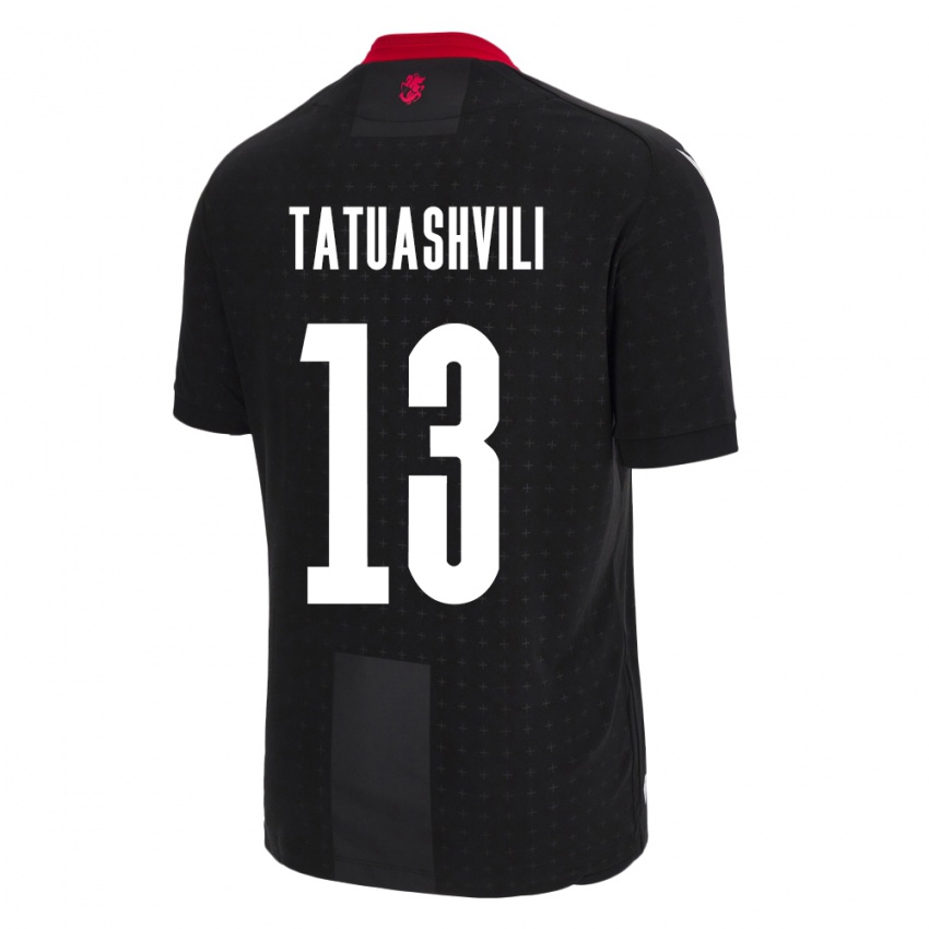 Mulher Camisola Geórgia Tamar Tatuashvili #13 Preto Alternativa 24-26 Camisa