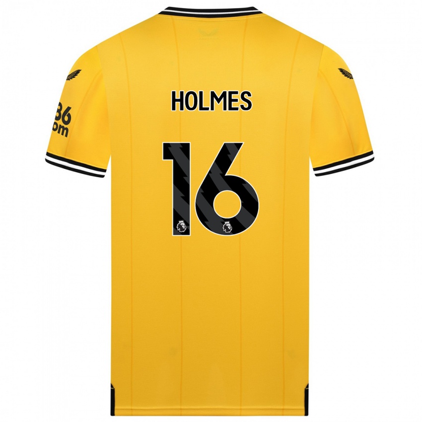 Criança Camisola Summer Holmes #16 Amarelo Principal 2023/24 Camisa