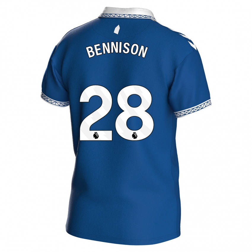 Criança Camisola Hanna Bennison #28 Azul Real Principal 2023/24 Camisa