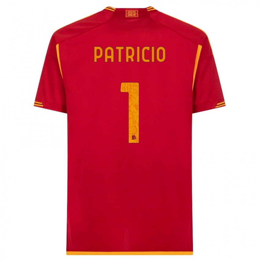 Criança Camisola Rui Patricio #1 Vermelho Principal 2023/24 Camisa