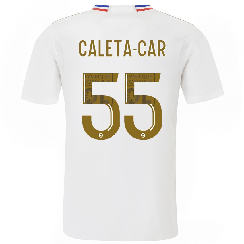 Criança Camisola Duje Caleta-Car #55 Branco Principal 2023/24 Camisa