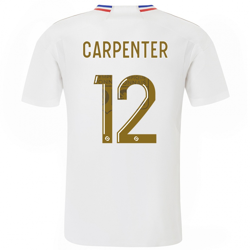 Criança Camisola Ellie Carpenter #12 Branco Principal 2023/24 Camisa