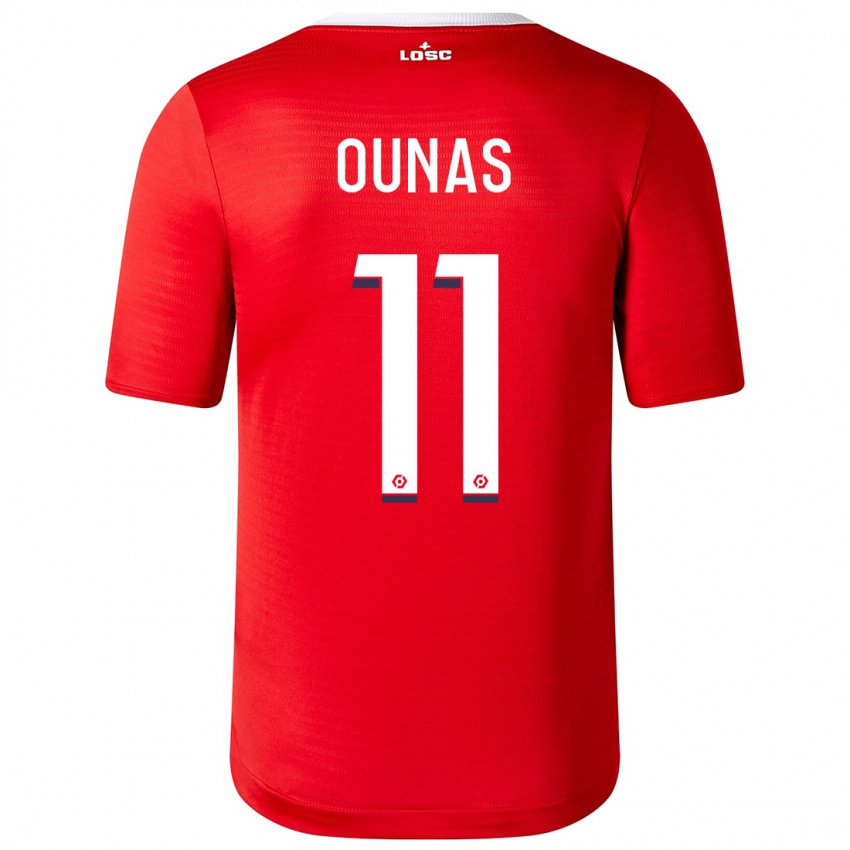 Criança Camisola Adam Ounas #11 Vermelho Principal 2023/24 Camisa