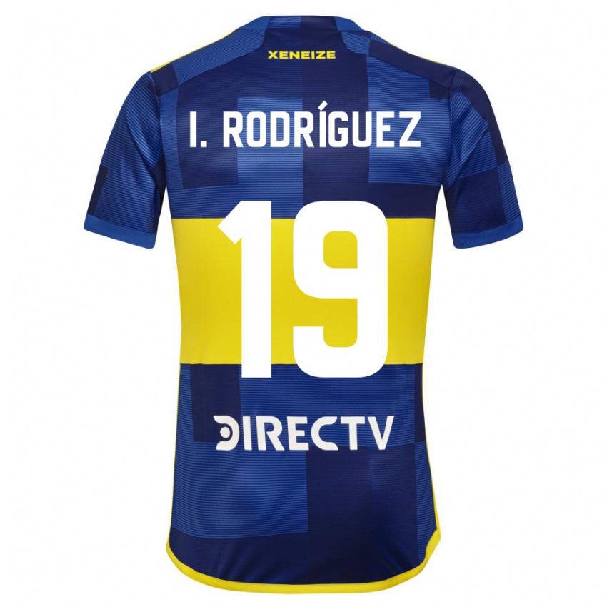 Criança Camisola Ignacio Rodríguez #19 Azul Escuro Amarelo Principal 2023/24 Camisa