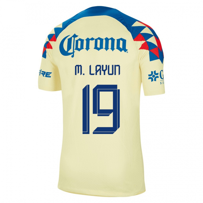 Criança Camisola Miguel Layun #19 Amarelo Principal 2023/24 Camisa