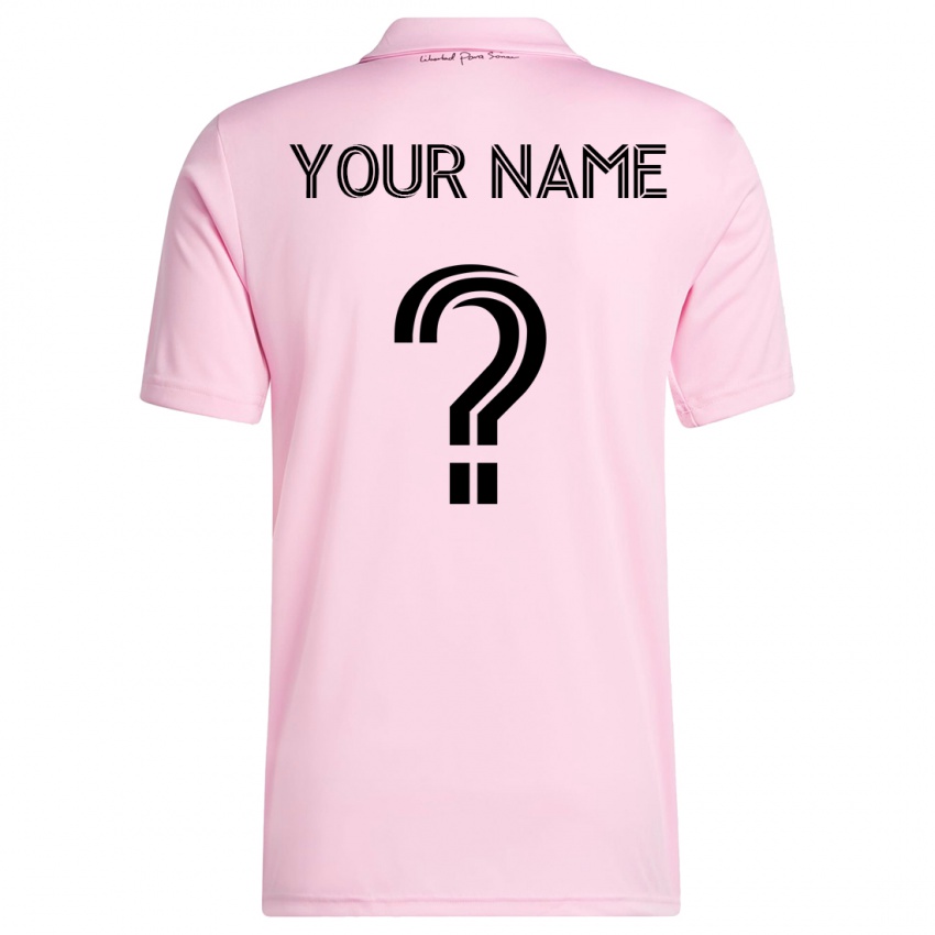 Criança Camisola Seu Nome #0 Rosa Principal 2023/24 Camisa