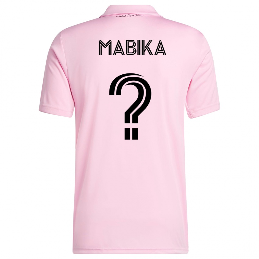 Criança Camisola Aimé Mabika #0 Rosa Principal 2023/24 Camisa