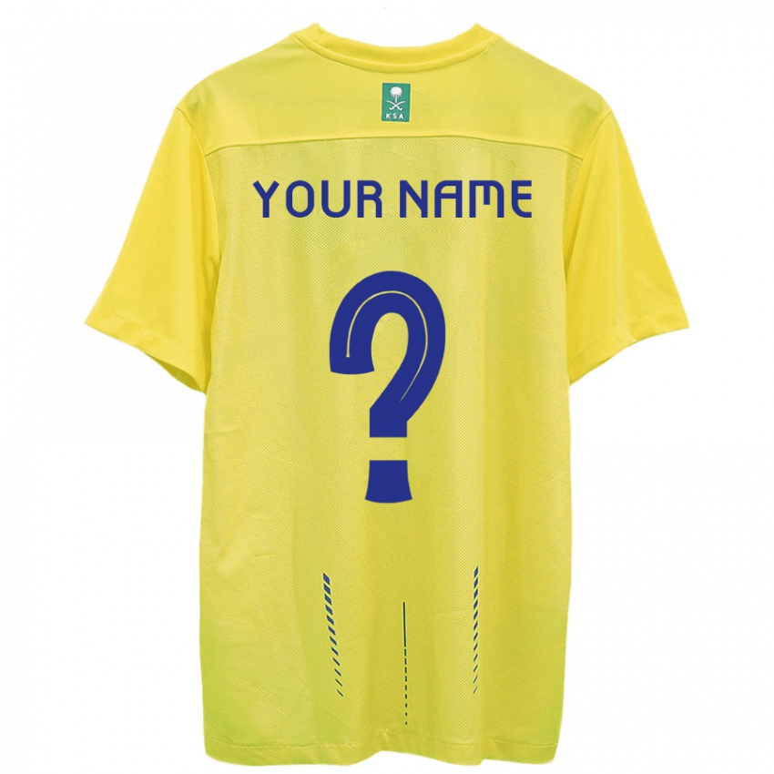 Criança Camisola Seu Nome #0 Amarelo Principal 2023/24 Camisa