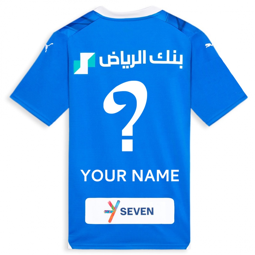 Criança Camisola Seu Nome #0 Azul Principal 2023/24 Camisa