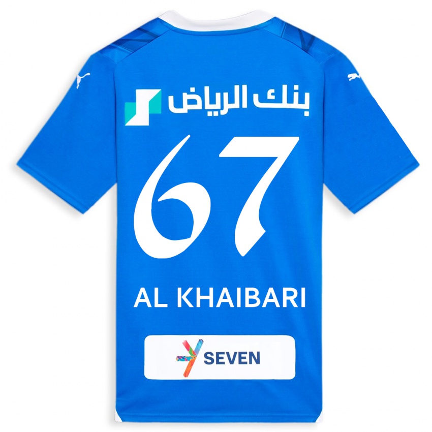 Criança Camisola Mohammed Al-Khaibari #67 Azul Principal 2023/24 Camisa