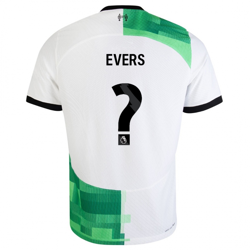 Criança Camisola Harry Evers #0 Branco Verde Alternativa 2023/24 Camisa