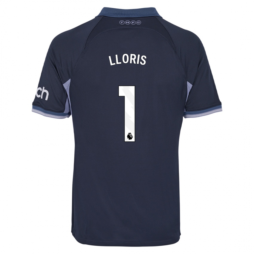 Criança Camisola Hugo Lloris #1 Azul Escuro Alternativa 2023/24 Camisa