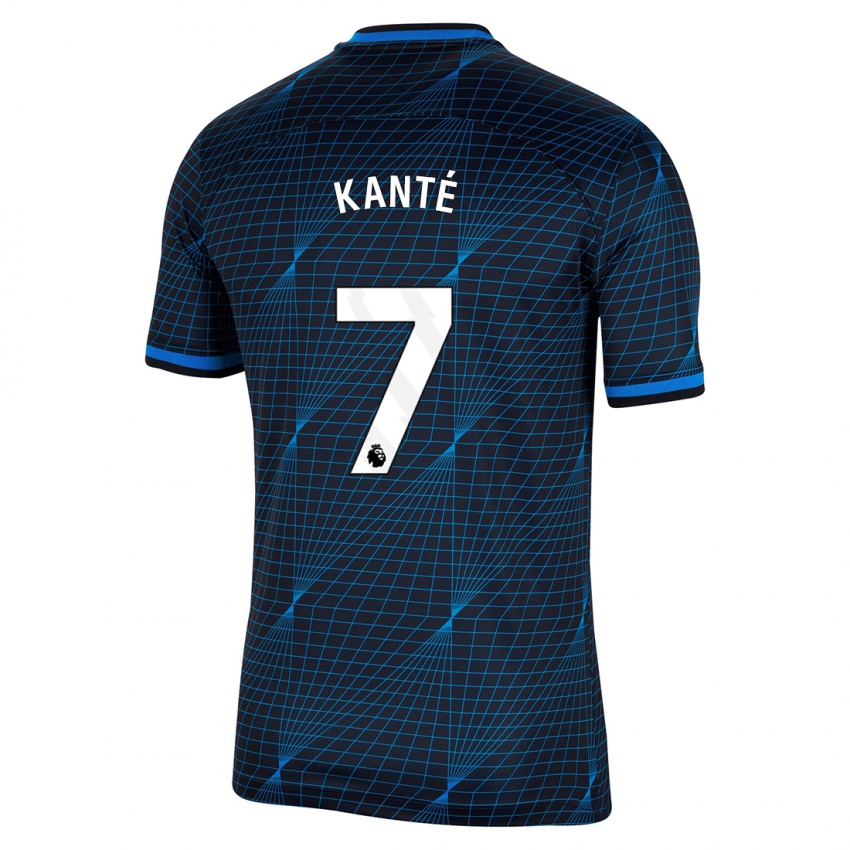 Criança Camisola N'golo Kante #7 Azul Escuro Alternativa 2023/24 Camisa