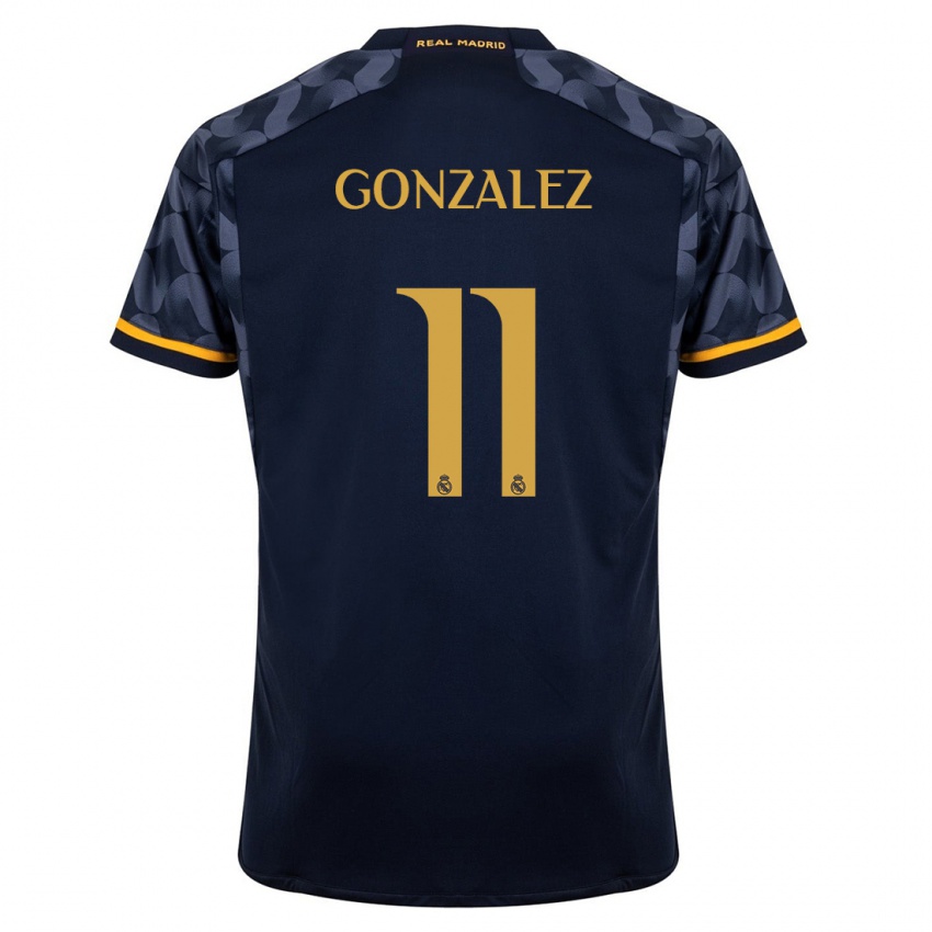 Criança Camisola Peter Gonzalez #11 Azul Escuro Alternativa 2023/24 Camisa