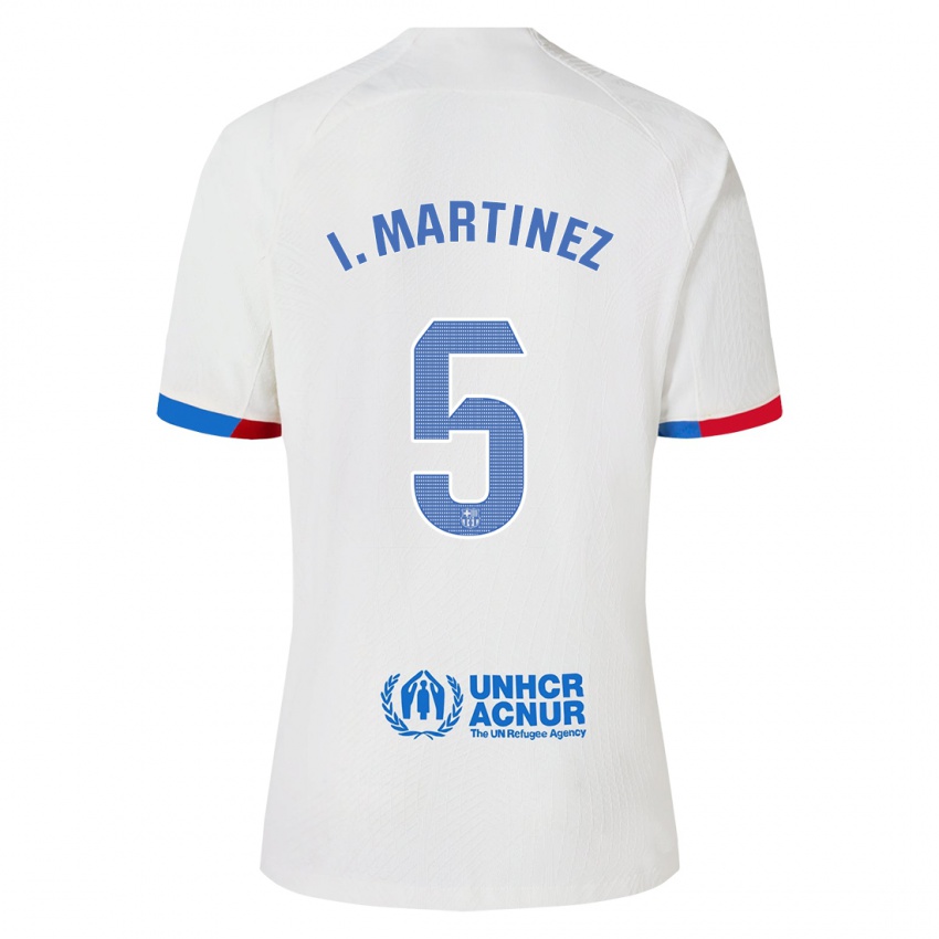 Criança Camisola Iñigo Martínez #5 Branco Alternativa 2023/24 Camisa