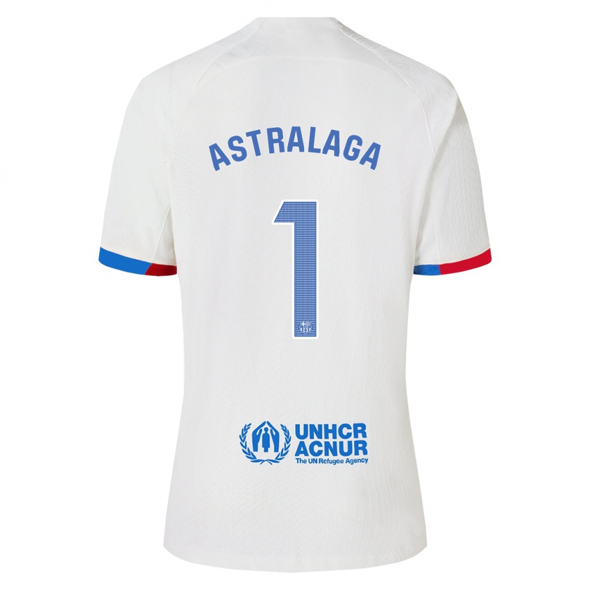 Criança Camisola Ander Astralaga #1 Branco Alternativa 2023/24 Camisa