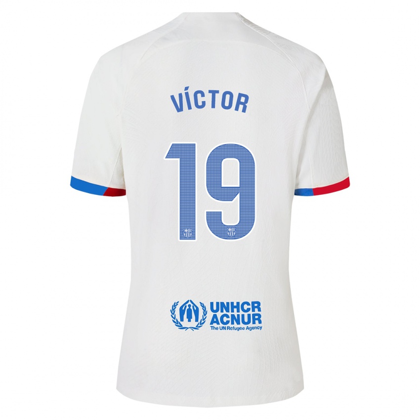 Criança Camisola Pau Víctor #19 Branco Alternativa 2023/24 Camisa