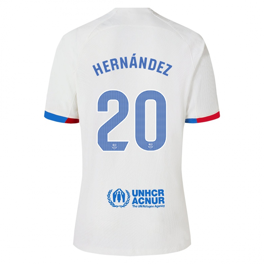 Criança Camisola Unai Hernández #20 Branco Alternativa 2023/24 Camisa