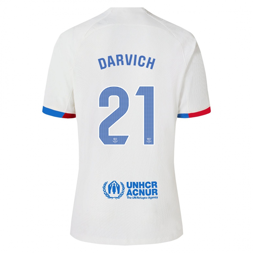 Criança Camisola Noah Darvich #21 Branco Alternativa 2023/24 Camisa