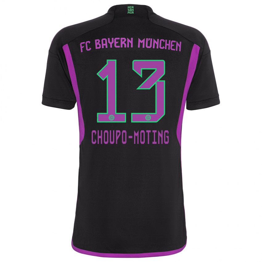 Criança Camisola Eric Maxim Choupo-Moting #13 Preto Alternativa 2023/24 Camisa