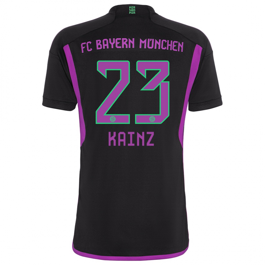 Criança Camisola Manuel Kainz #23 Preto Alternativa 2023/24 Camisa