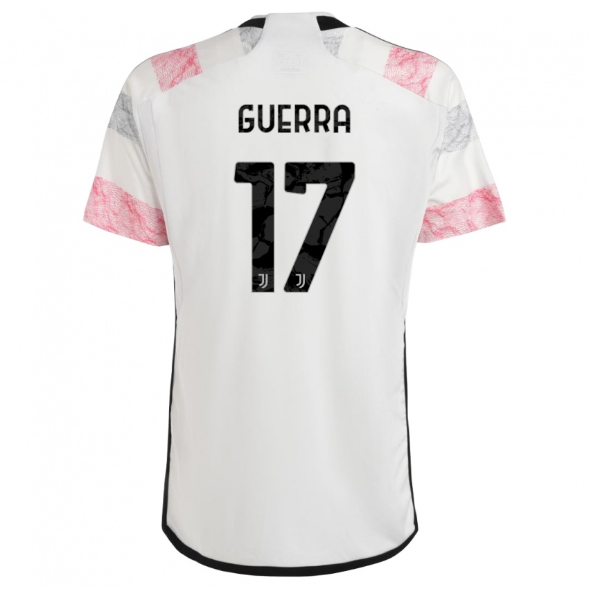 Criança Camisola Simone Guerra #17 Branco Rosa Alternativa 2023/24 Camisa