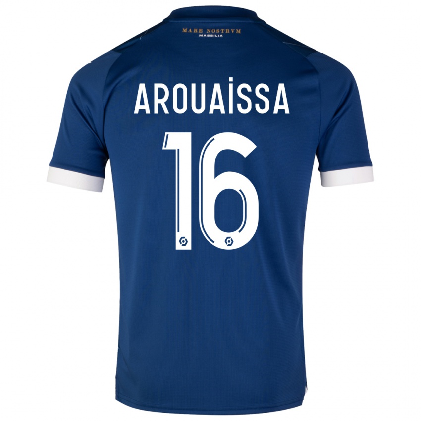 Criança Camisola Ines Arouaissa #16 Azul Escuro Alternativa 2023/24 Camisa