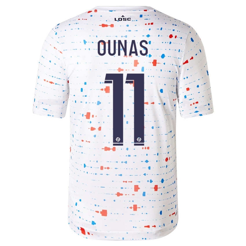 Criança Camisola Adam Ounas #11 Branco Alternativa 2023/24 Camisa